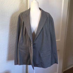 Lane Bryant Classic 2-Button Ponte Blazer Jacket Coat Work Wear Plus 28